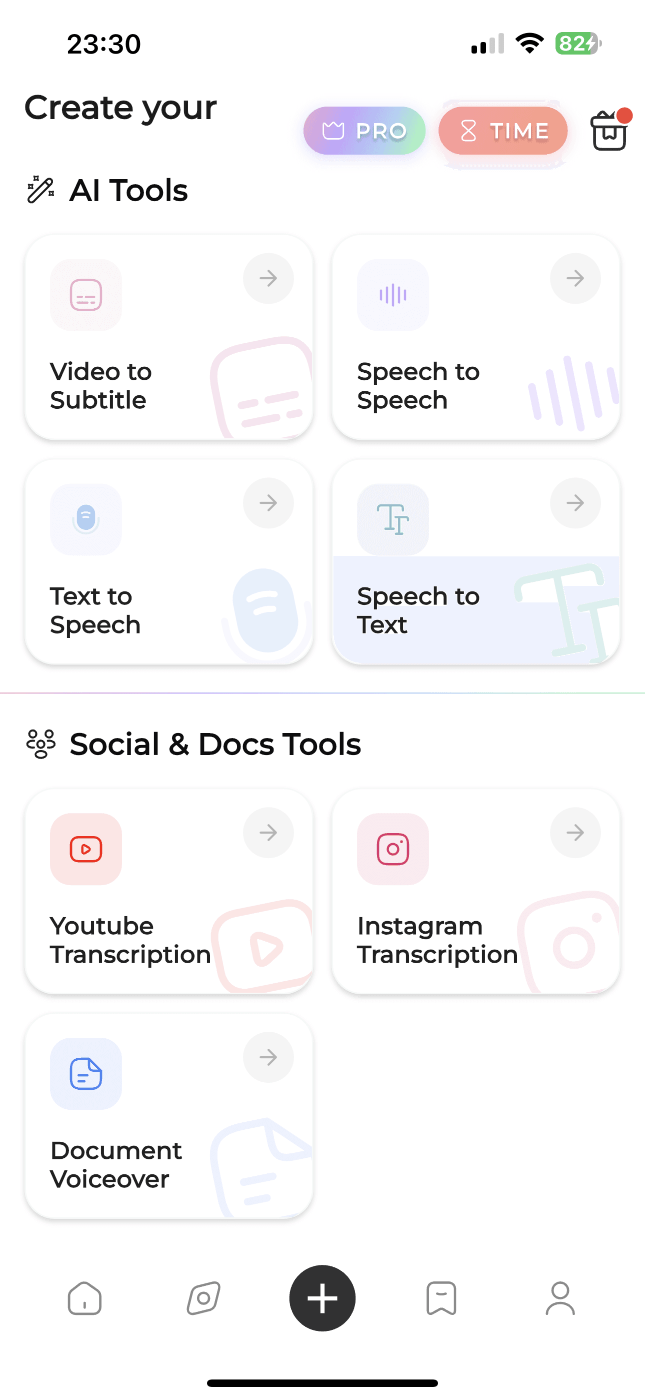 Kronos App Home Screen